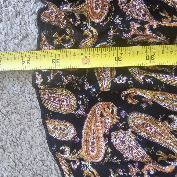 Millibon Dress Paisley Print Sleeveless Dress Soze M - Picture 8 of 8